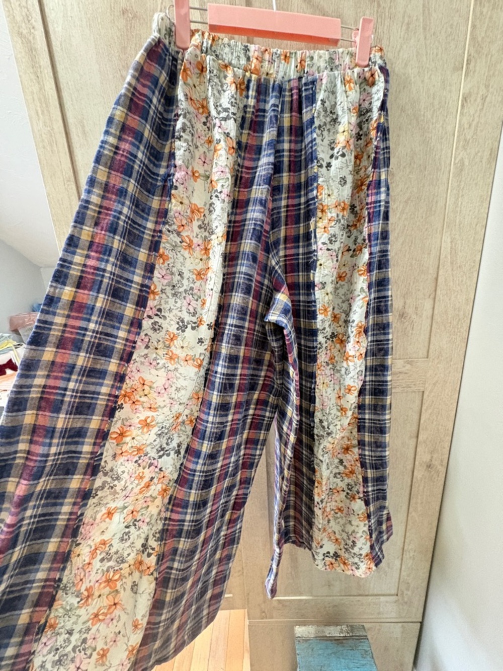 POL Patchwork Wide Leg Pants – Size Small - Picture 5 of 6